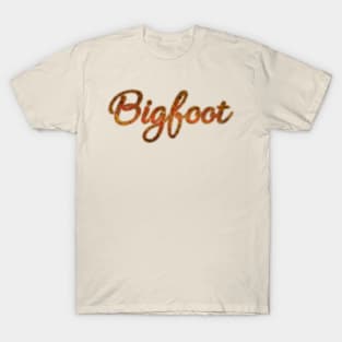 Bigfoot Blurred (with leaves) T-Shirt